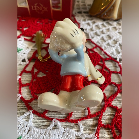 Lenox Disney 2022 “Mickey Snow Games” Christmas Ornament - Picture 5 of 8